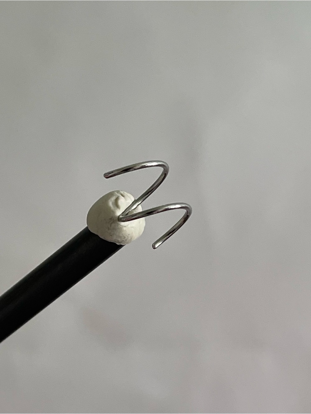 Steel Double Spiral Hoop Piercing Jewelry